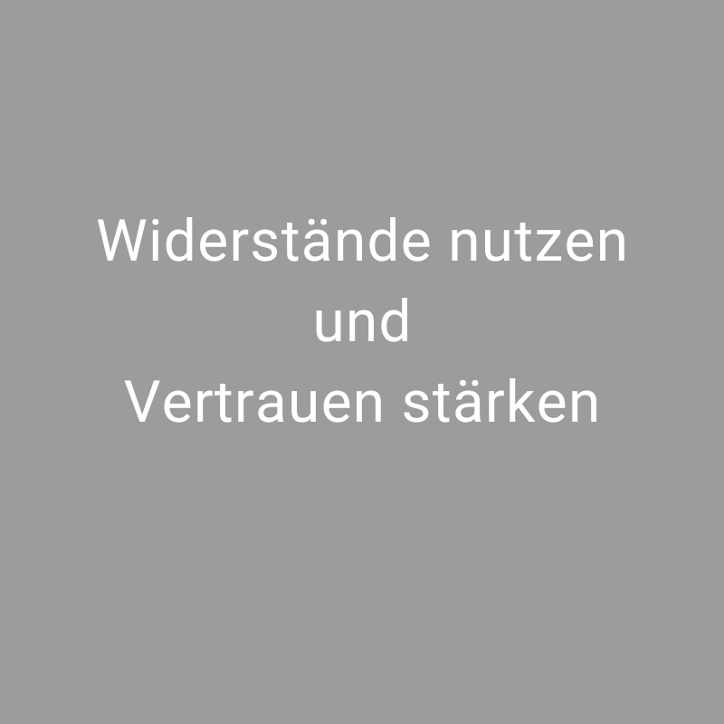 Umgang mit Widerstand