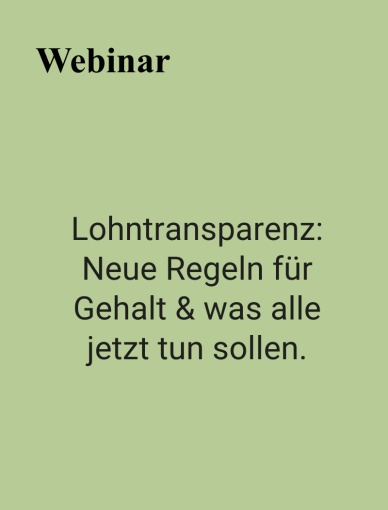 Lohntransparenz