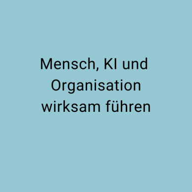 Mensch, KI und Organisation